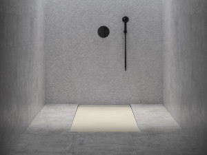 Нескользящий встроенный поддон для душа