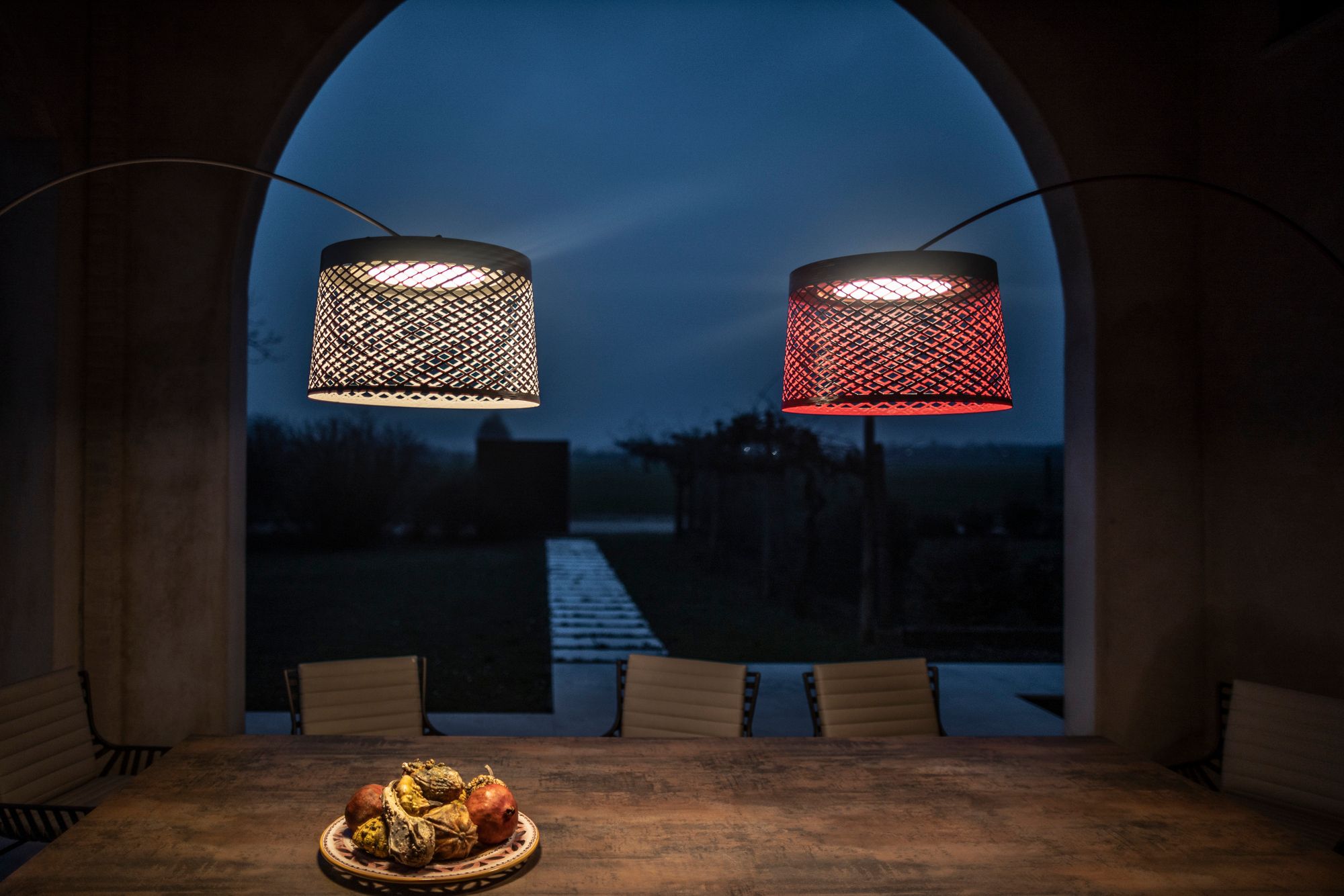 Композитный материал светодиодный наружный дуговой светильник Foscarini ARCH-00150601 - Вид №4