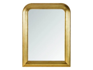 Настенное зеркало с металлической рамкой