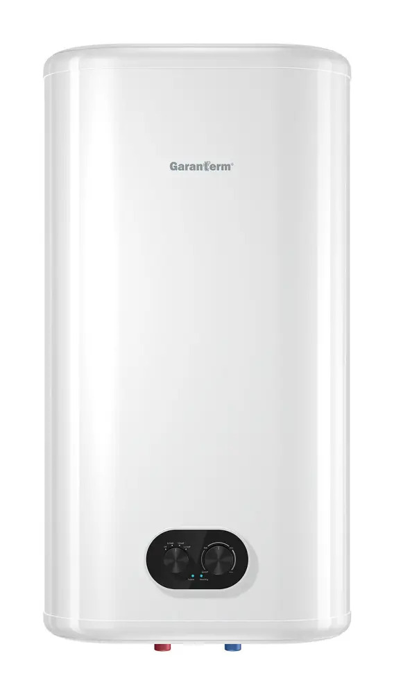 91739063 Накопительный водонагреватель электрический 50 л Garanterm Garanterm flat 50 v 2 кВт нержавеющая сталь трубчатый ТЭН STLM-0805013