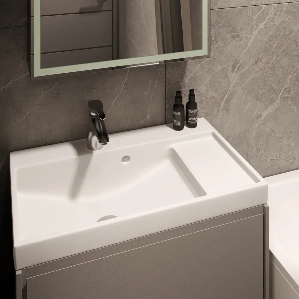 Sensea Easy — накладная раковина 71 см для компактной ванной 82644555 STLM-0032803 - Вид №8