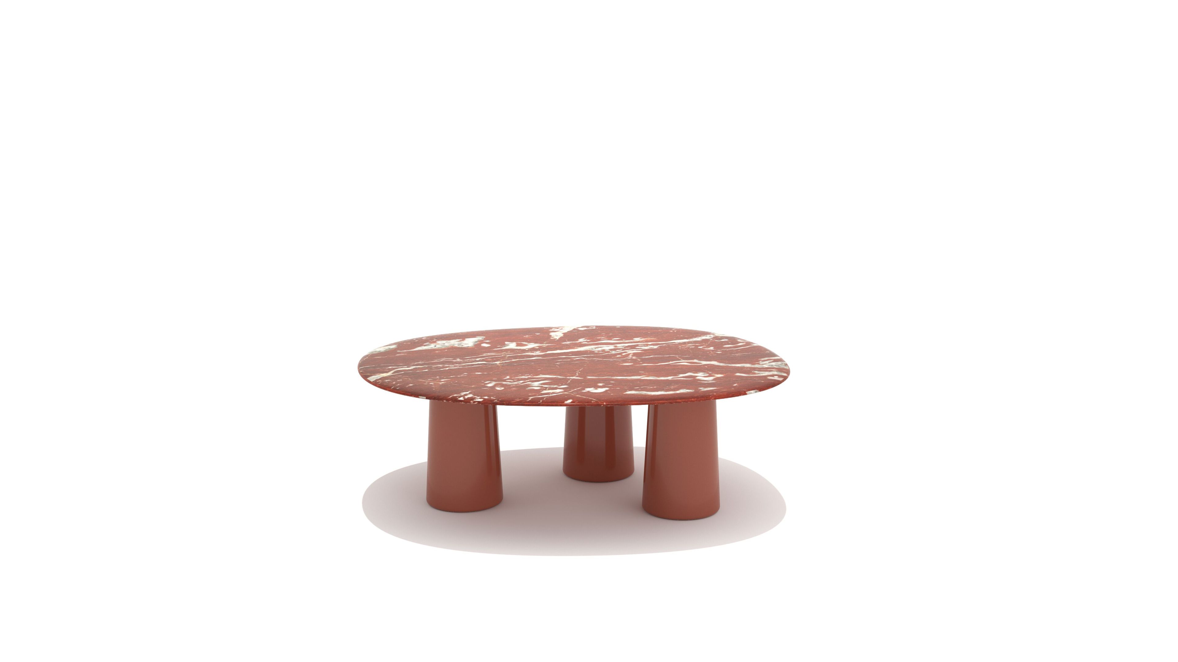 Журнальный столик с мраморной столешницей Ethimo Boldini ARCH-00028684 - Вид №13