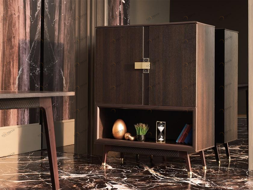 Enza Home Буфет из лакированной древесины с распашными дверцами Navona sun-id-1406810