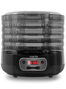 9908457 Сушилка для овощей и фруктов MARTA MFD-505PS черный