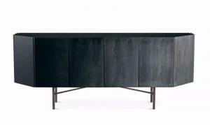 Gallotti&Radice Комод из дерева, покрытого закаленным стеклом Misty venice
