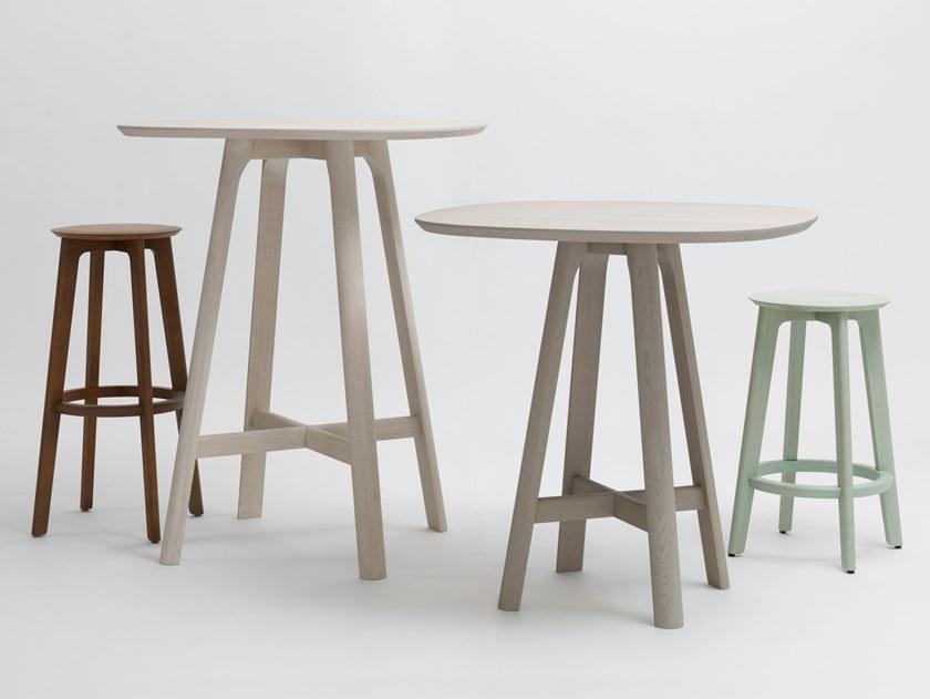 ZEITRAUM Высокий стол из массива дерева Rail sun-id-1430138 - Вид №1