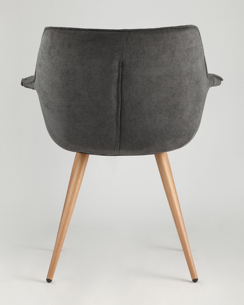 Стул с подлокотниками мягкий темно-серый "Джулиан" STOOL GROUP ДИЗАЙНЕРСКИЕ 00-3881966 Серый  - Вид №4