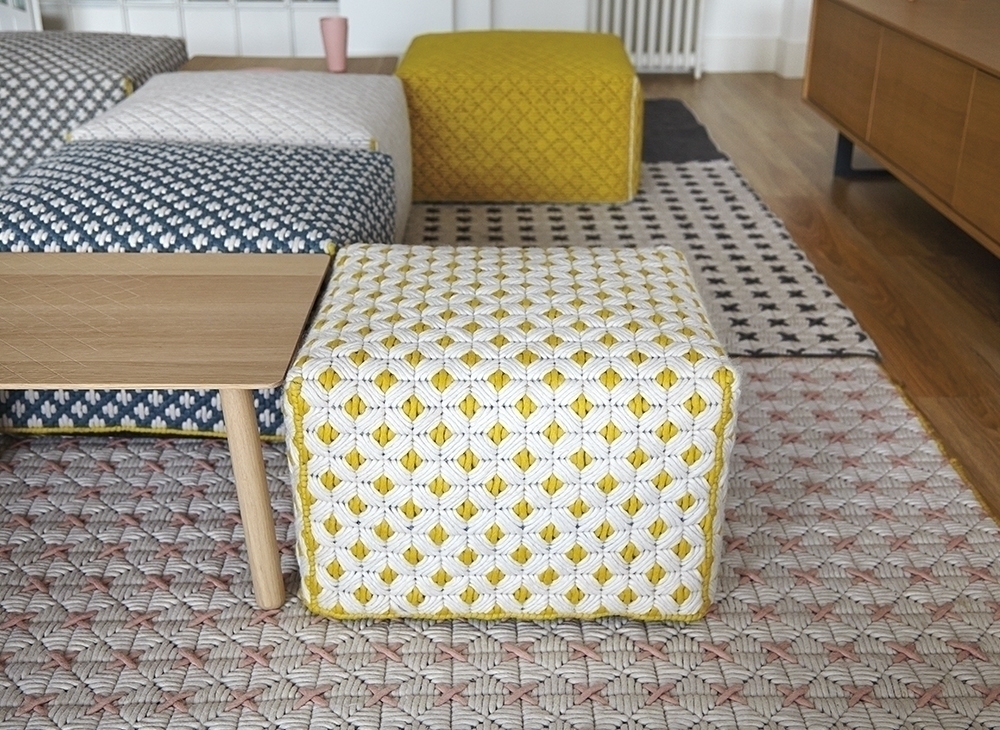 100345 Пуф маленький Yellow GAN Silai Silaï - Вид №2