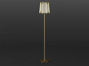 Латунь светодиодный торшер