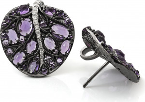 10593566 Michael Aram Серьги "Ботанический сад" (серебро, аметисты) Серебро 925