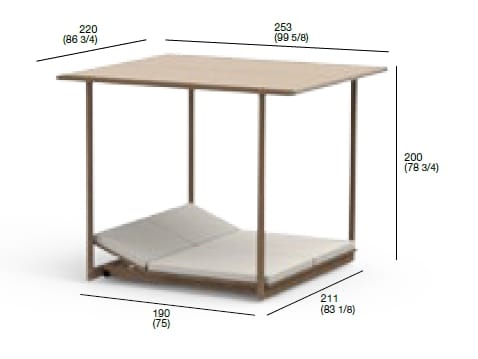 Кровать с балдахином ироко RODA Эолийский ARCH-00096296 - Вид №5