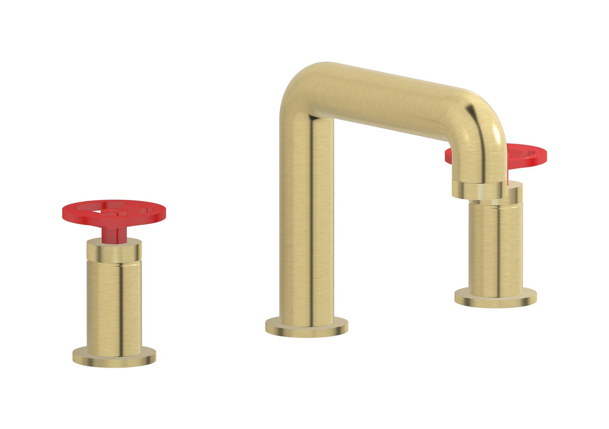 Смеситель для раковины с 3 отверстиями для пола с автоматическим сливом IB Bold ARCH-00060868 - Вид №10