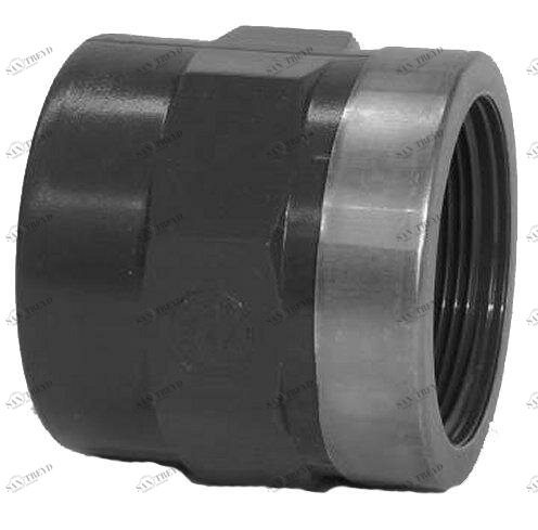 SANIT 675609511 Переход гнездо, PVC-U, металлическое кольцо армированные 