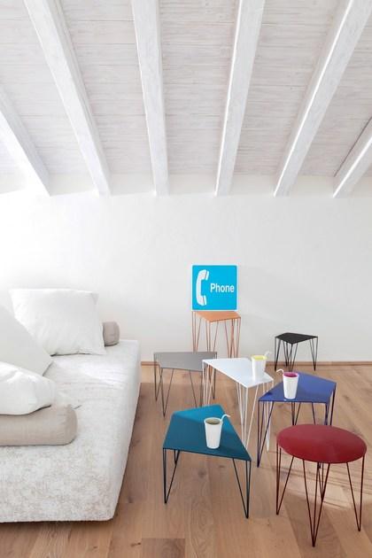 Atipico Круглый журнальный столик из лакированного железа Chele sun-id-1463853 - Вид №3