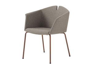 Тканевый стул с подлокотниками