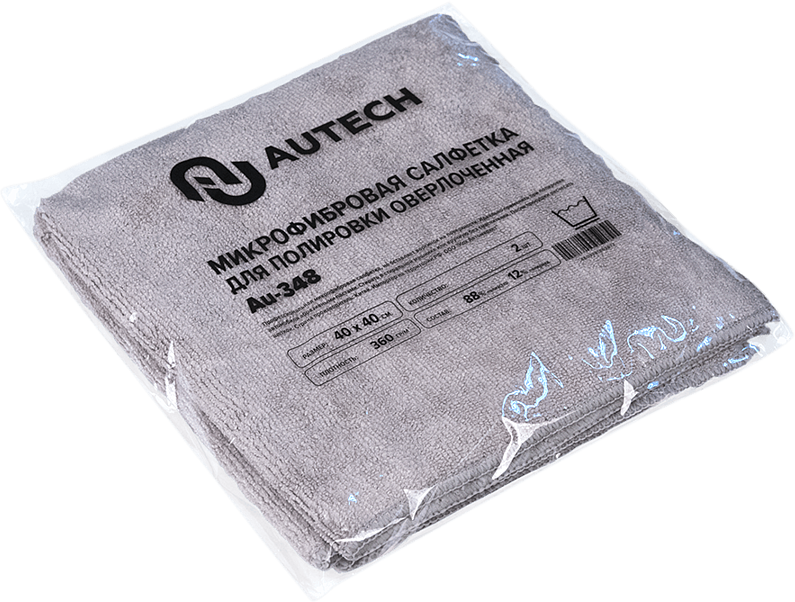 90998228 Салфетки для уборки Au-348 микрофибра 2 шт STLM-0431816 AUTECH