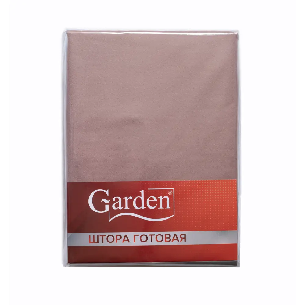 Штора на ленте 140x260 см цвет пыльная роза GARDEN STLM-2111558 - Вид №7