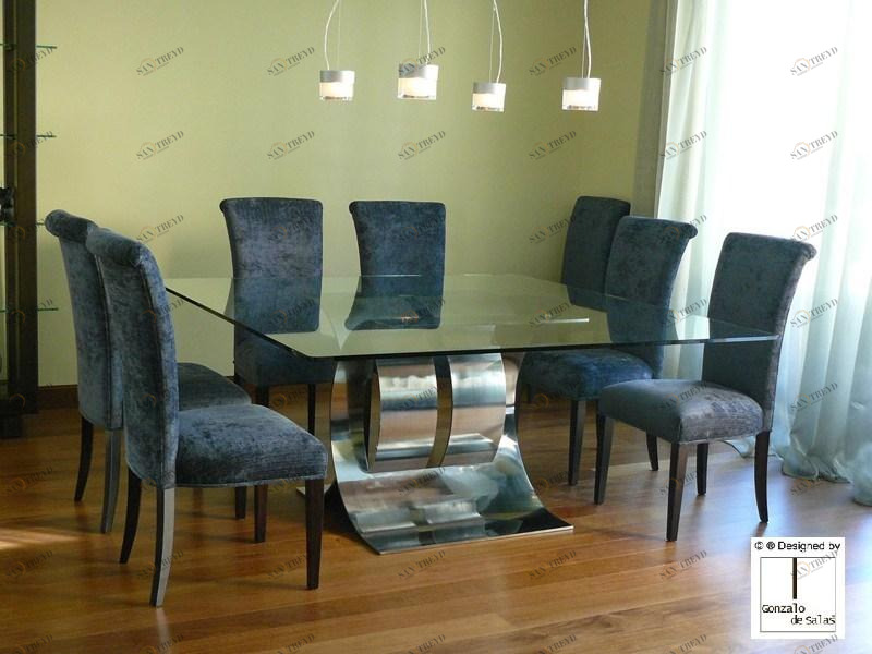 Gonzalo De Salas Обеденный стол из стекла Carlovi sun-id-1442381