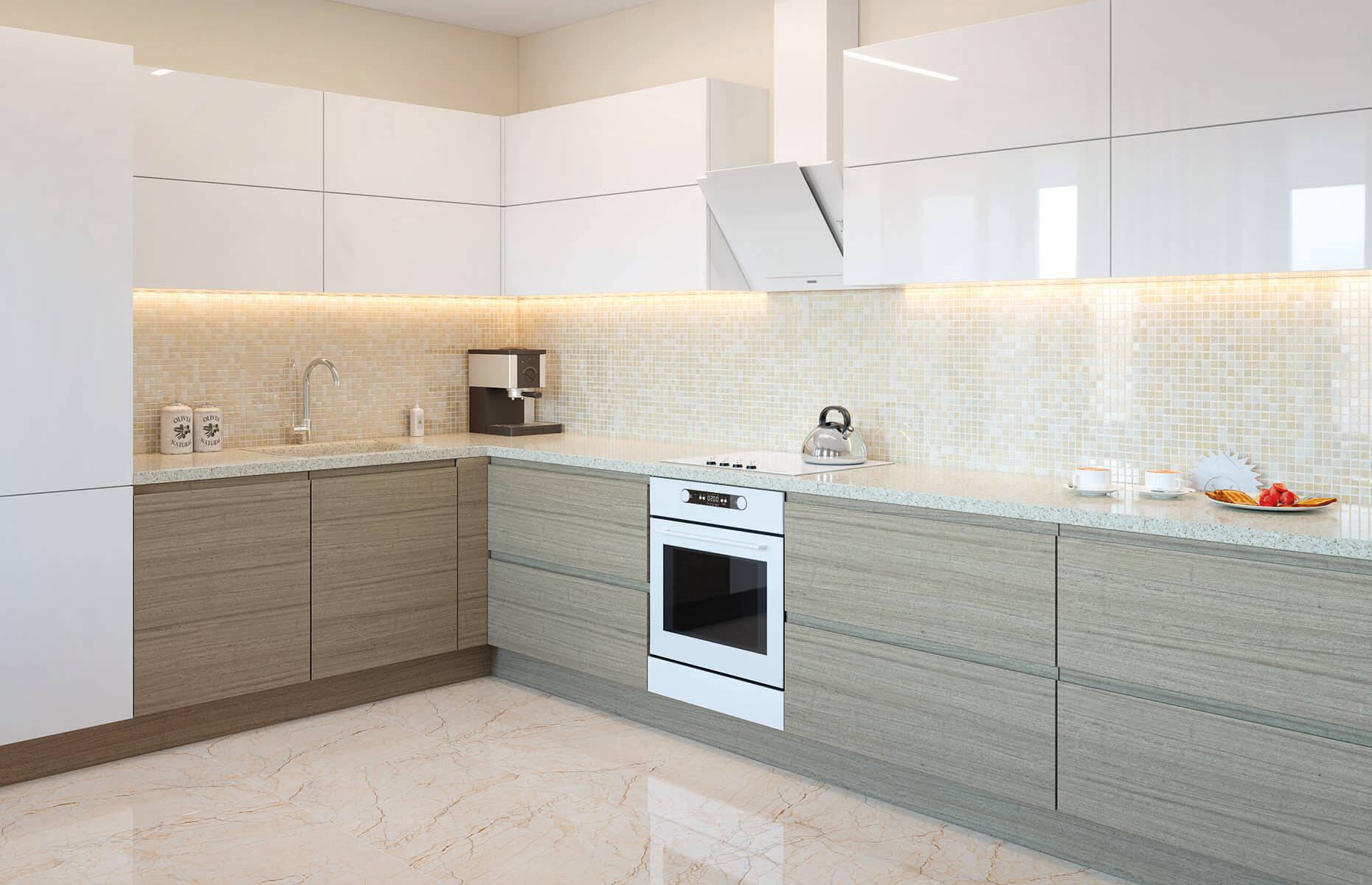 Мраморная мозаика Starmosaic Classic – Элегантность в каждом квадрате STP-ST117 INCOLOR - Вид №1