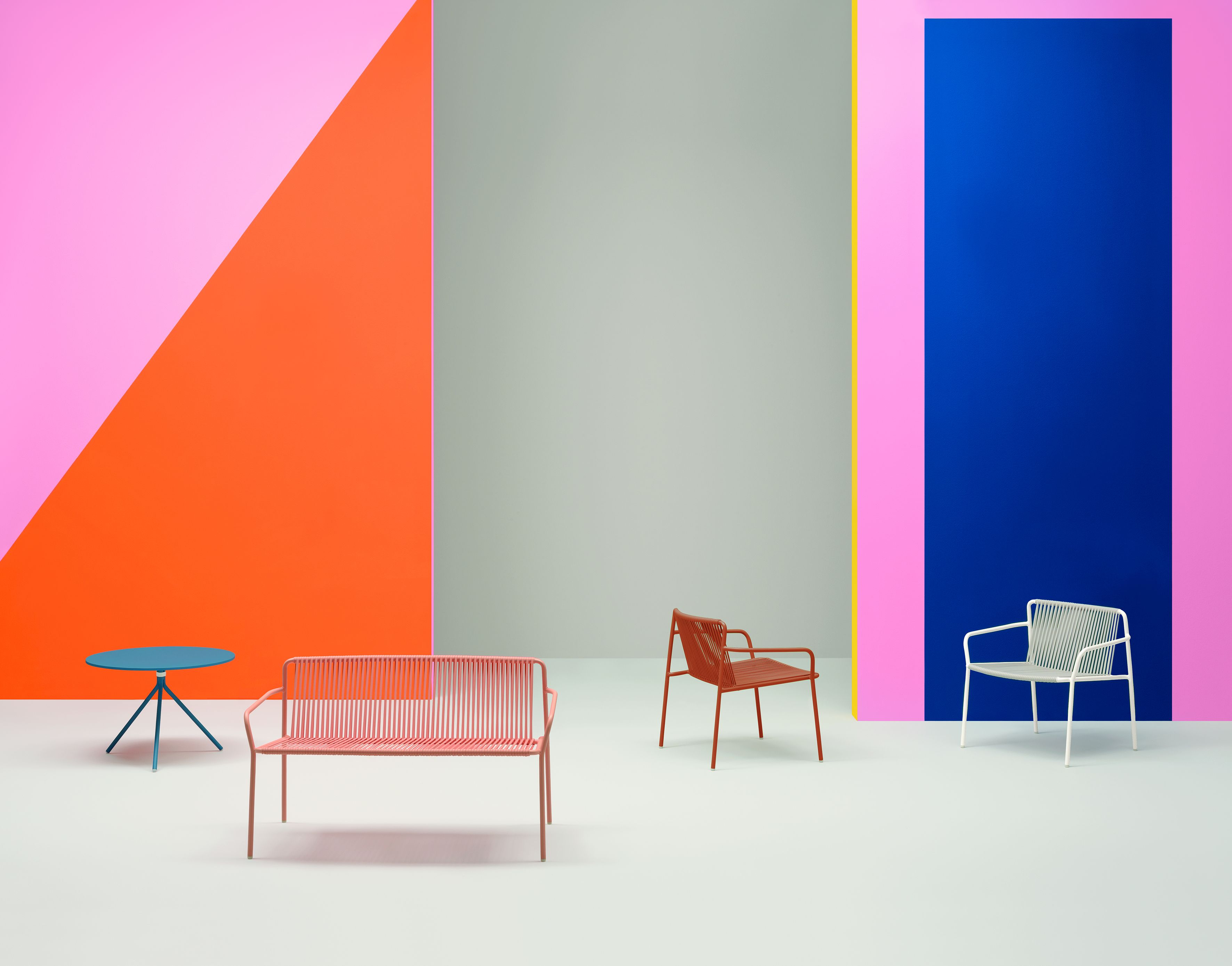 Стальной и ПВХ диван Pedrali ARCH-00027956 - Вид №3