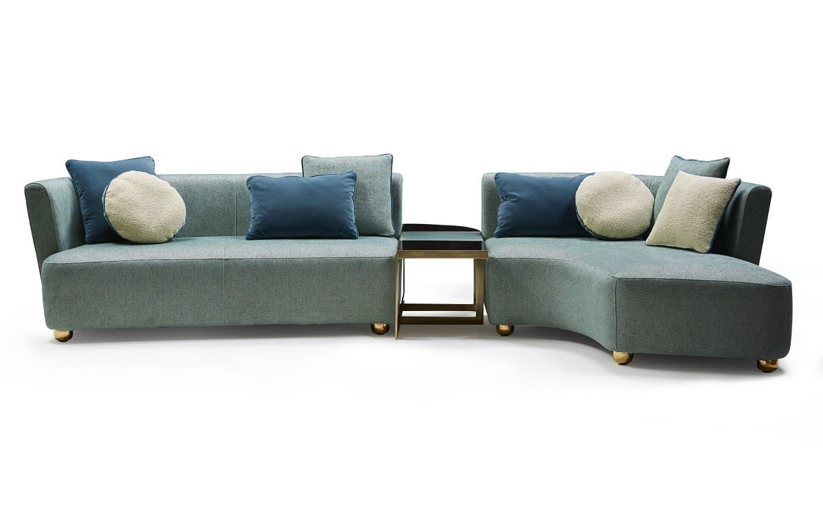 Изогнутый диван из ткани MARIONI Bay ARCH-00029785 - Вид №4