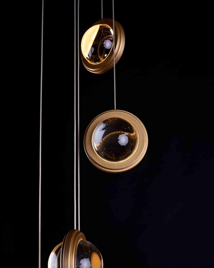 Karice Lighting Светодиодный подвесной светильник из алюминия и стекла Da vinci sun-id-1452941 - Вид №7