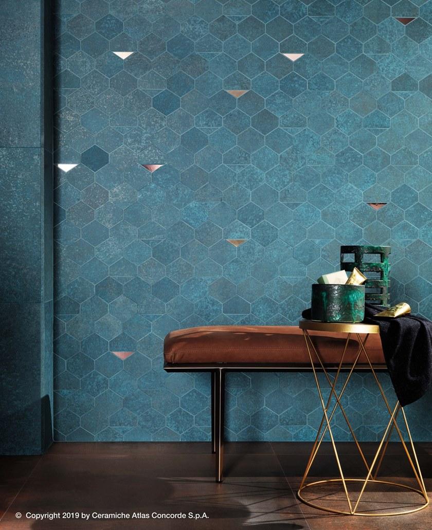 Atlas Concorde Белая плитка для стен с эффектом металла Blaze sun-id-1480586 - Вид №42