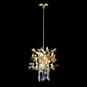 Подвесная люстра Crystal Lux Romeo SP2 Gold D250 CRYSTAL LUX ДИЗАЙНЕРСКИЕ, ROMEO 056948 Золотой