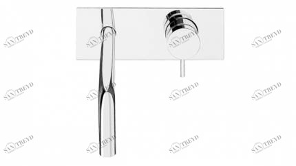 T1.161B Смеситель для раковинины настенный с автоматическим клапаном Waterrevolution Line FLOW Water Evolution 