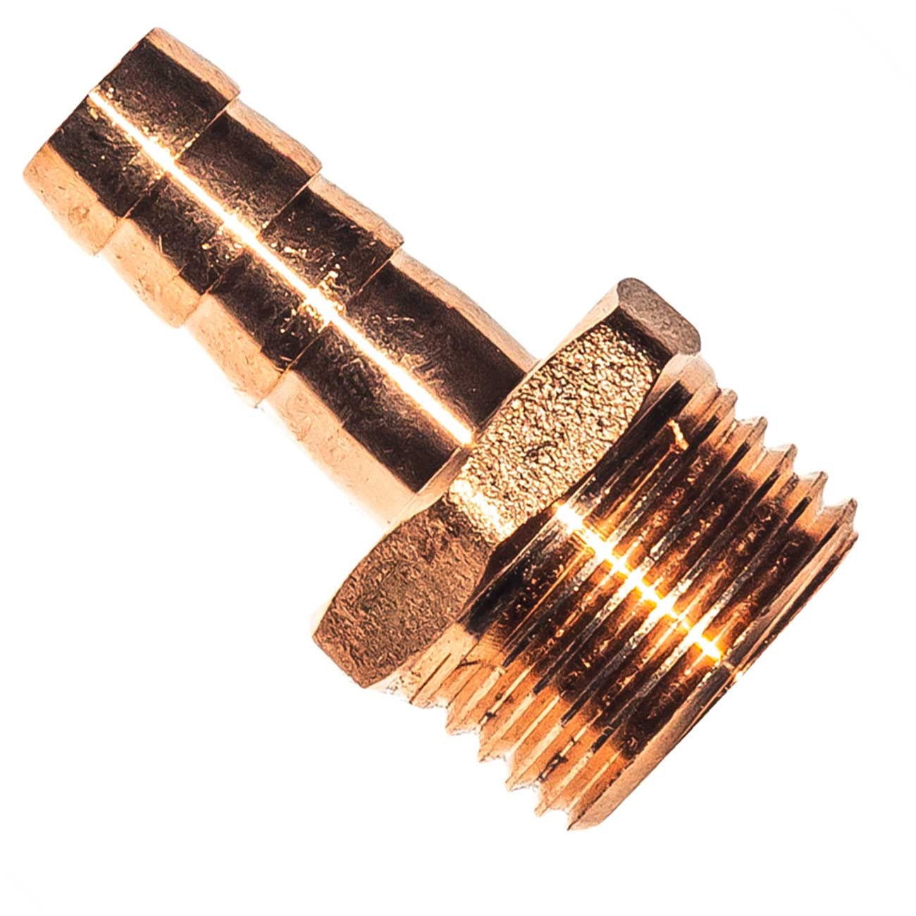 29003 Штуцер латунный внешняя резьба 1/2" на 10мм LAB.Space  - Вид №1