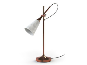 Регулируемая настольная лампа из фарфора