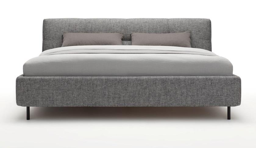 Rolf Benz Двуспальная кровать из ткани с мягким изголовьем sun-id-1437335 - Вид №1