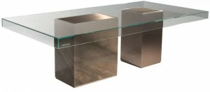 Visionnaire Прямоугольный обеденный стол из стекла Marty