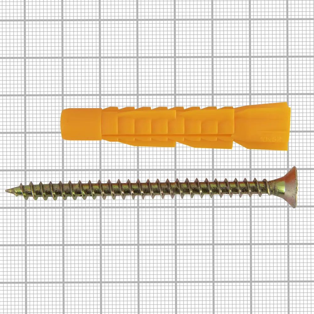 Дюбель универсальный с саморезом Ш6х80 мм полипропилен 6 шт НЕВСКИЙ КРЕПЕЖ STLM-2200628 - Вид №4