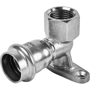 Водорозетка Rommer 1/2"x22 мм ВПр-ВР нержавеющая сталь 88011371 STLM-2090689
