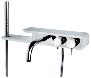 Paini Pad PDCR100B0 смеситель для ванны с аксессуаром