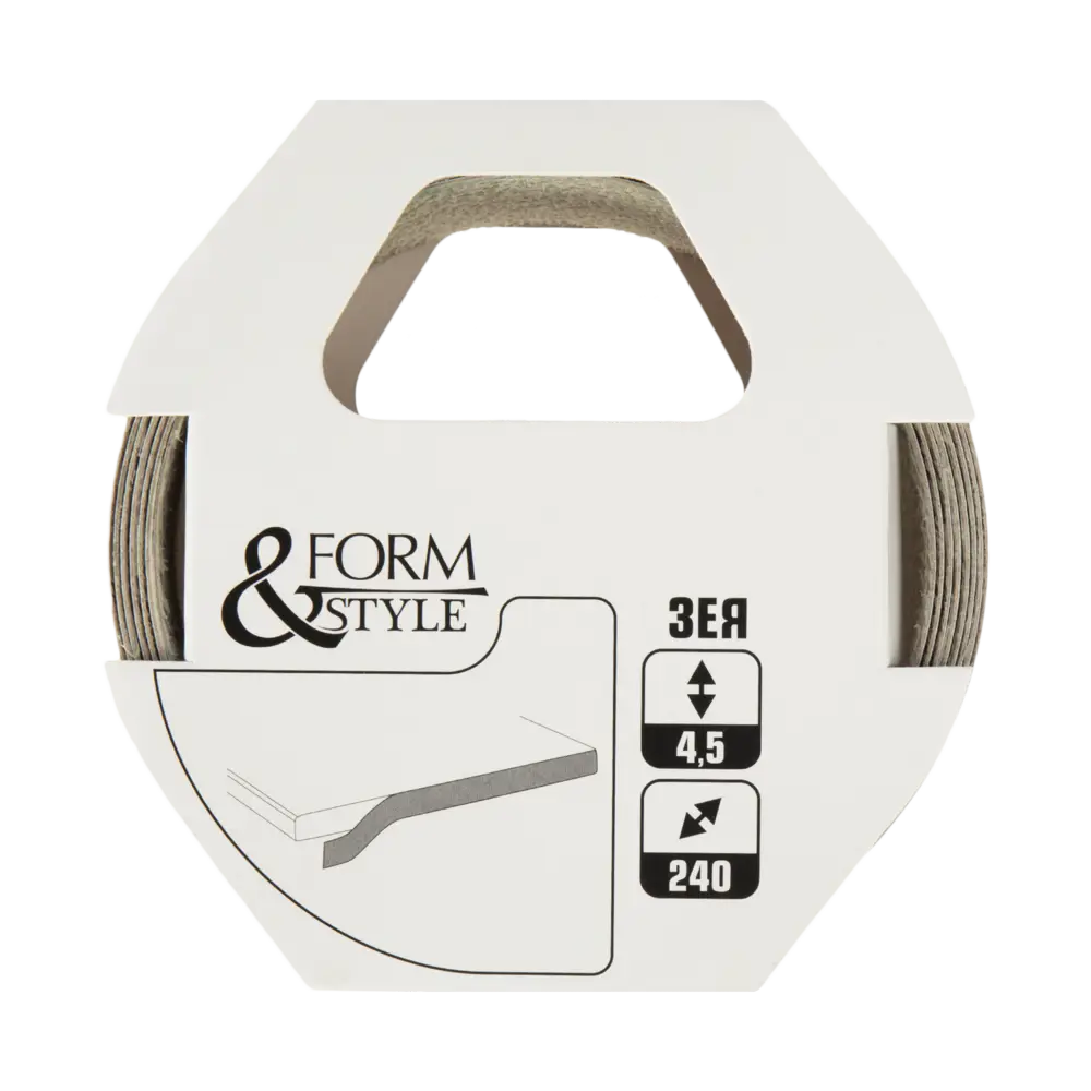 Santreyd Кромка для столешницы Зея 240x4.5 см серый ABS-пластик 89368686 STLM-1440538 - Вид №3