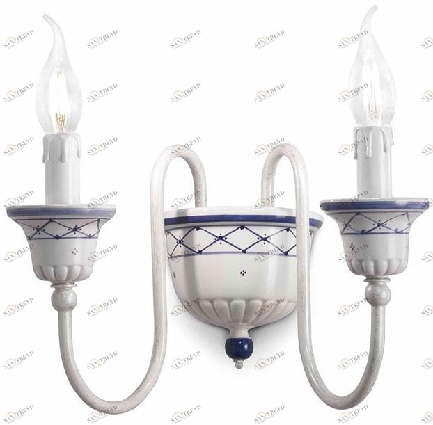 FERROLUCE Настенный керамический светильник с фиксированным кронштейном Sanremo C269 - c271