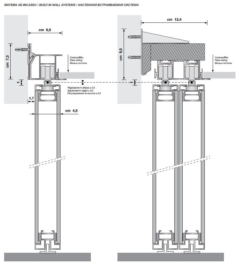 Стеклянная дверь Longhi Алюминиевые шикарные двери ARCH-00064230 - Вид №11
