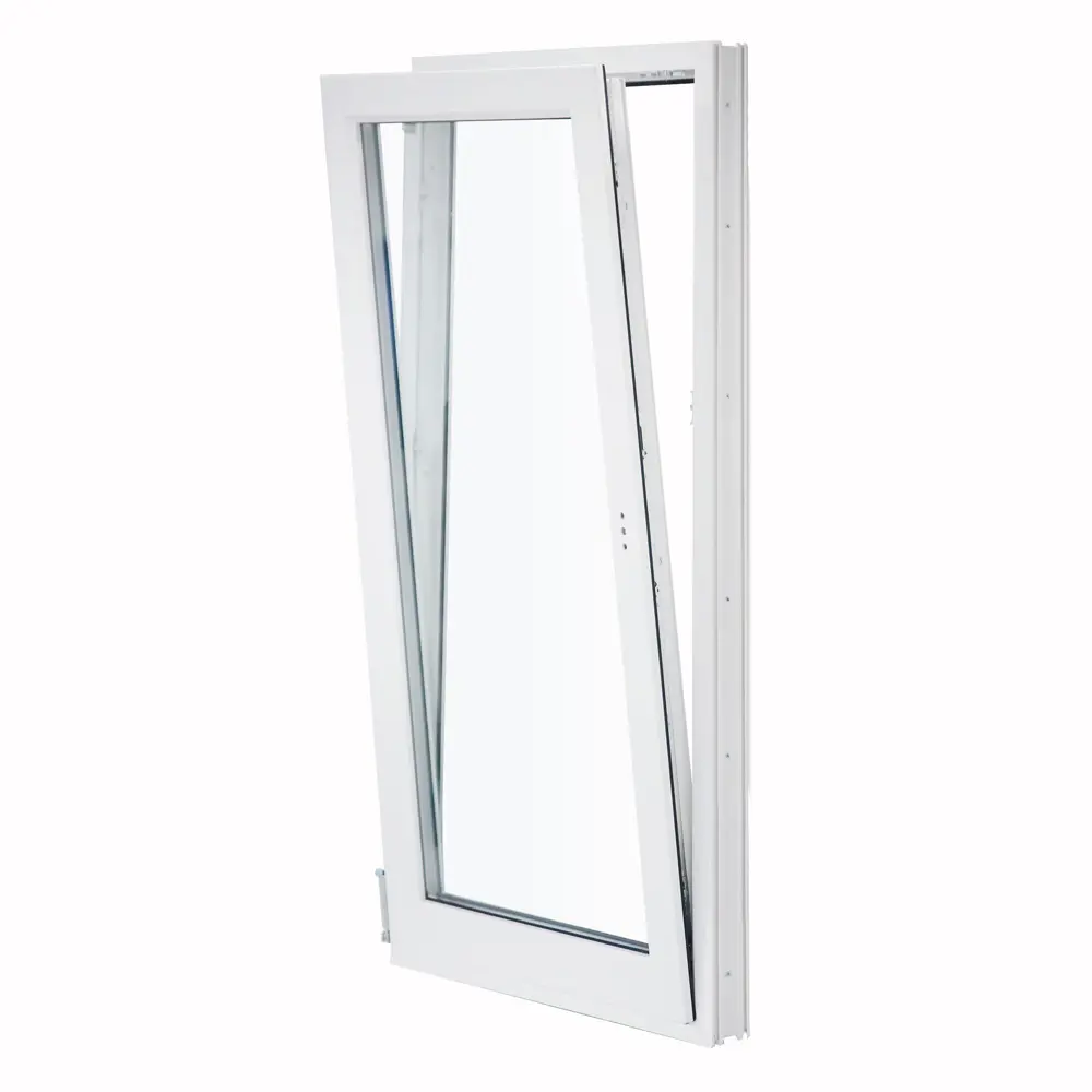 Пластиковое окно ПВХ Deceuninck одностворчатое 900x600 мм (ВхШ) однокамерный стеклопакет белый (с двух сторон) STLM-2033906 - Вид №3