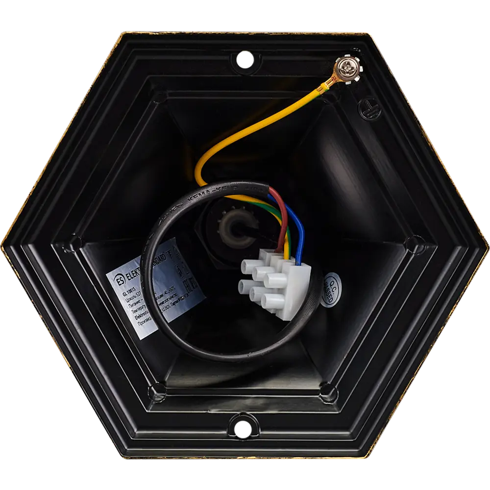 Уличный светильник Elektrostandard 1001S 60 Вт E27 IP33, цвет черное золото 83506284 STLM-2127240  - Вид №3