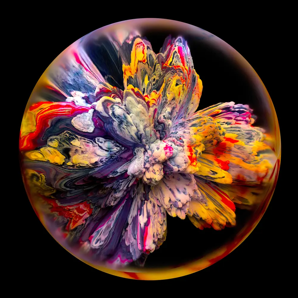 Картина на стекле «Космо» 40x40 см цвет оранжевый 82977319 STLM-2010551 ARTABOSKO 