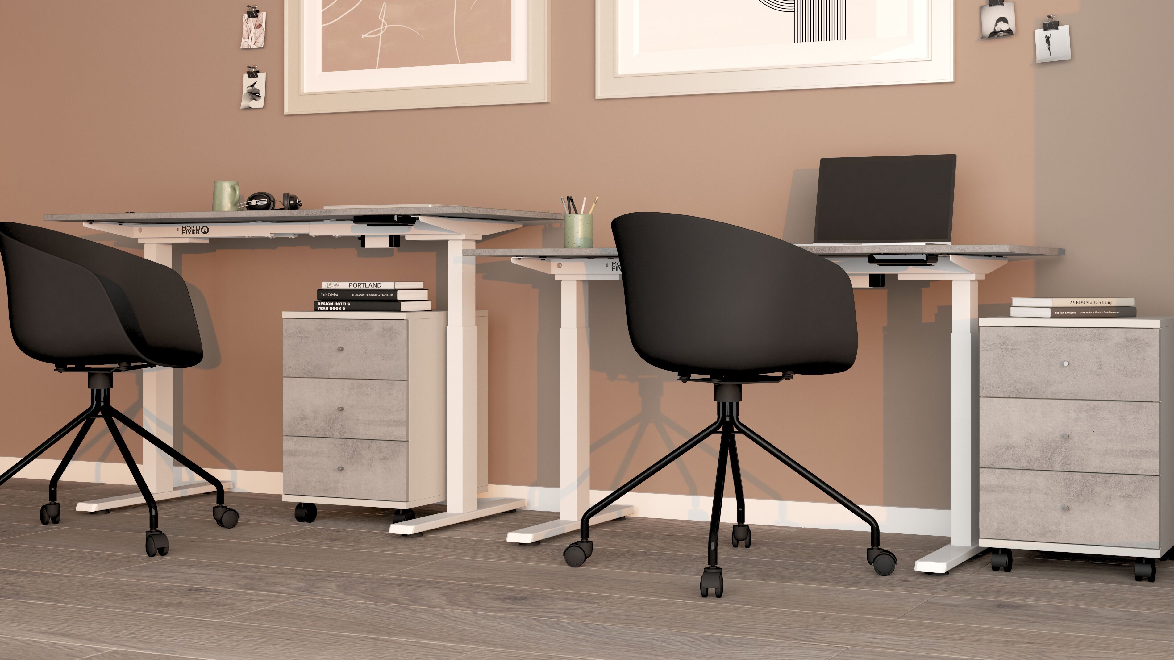 Меламинированный офисный комод с колесами Mobili Fiver Clara ARCH-00067135 - Вид №5