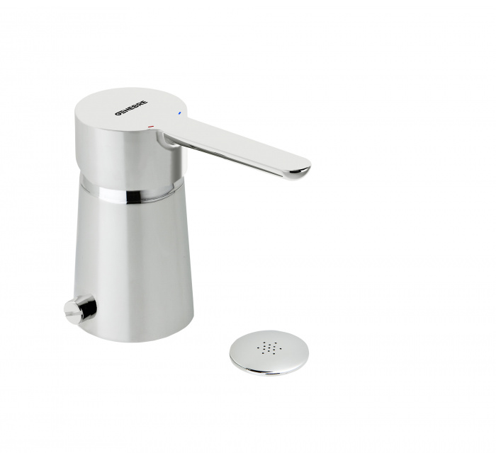 GENEBRE 65142 19 45 66 Смеситель для биде, однорычажный, с переключателем  - Вид №1