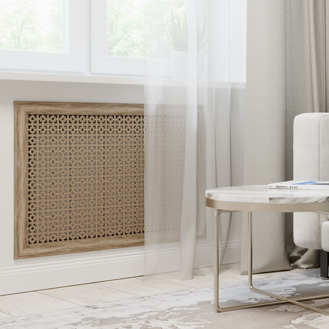 Экран для радиатора 90х60 см Дамаско дуб винтаж STELLA Standart STSR-1134 - Вид №1