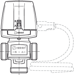 4308 01 00 VZD161Ротационные клапаны » Esbe серии VZC, VZD  - Вид №1