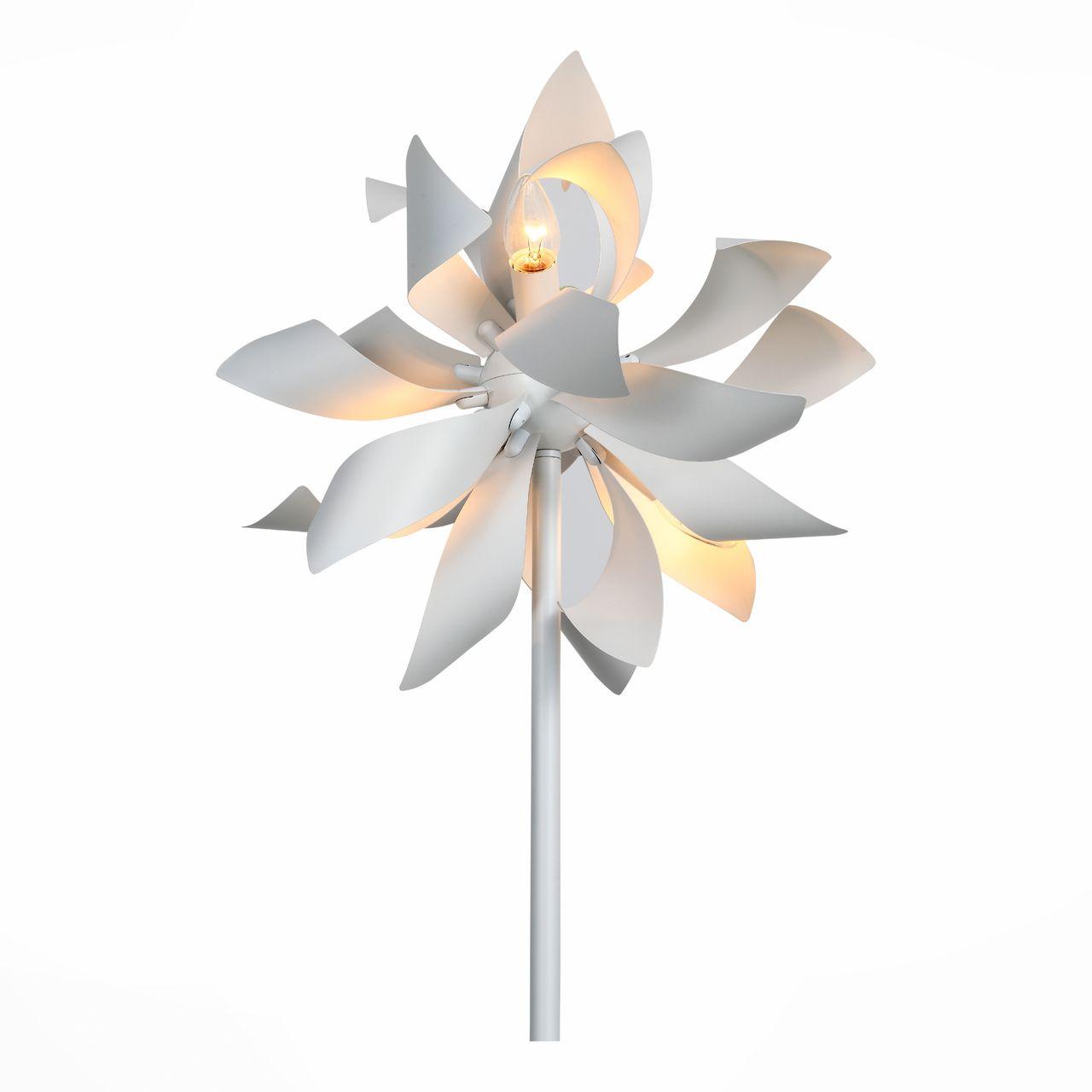 Торшер ST Luce Spiraglio SL453.505.04E ST LUCE ФЛОРИСТИКА 139117 Белый  - Вид №1