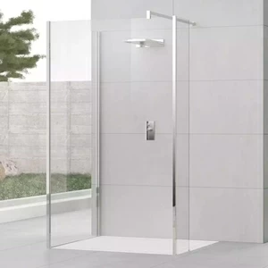 Novellini. Душевой уголок 90x90 см H9 с хромированным профилем KUADRA