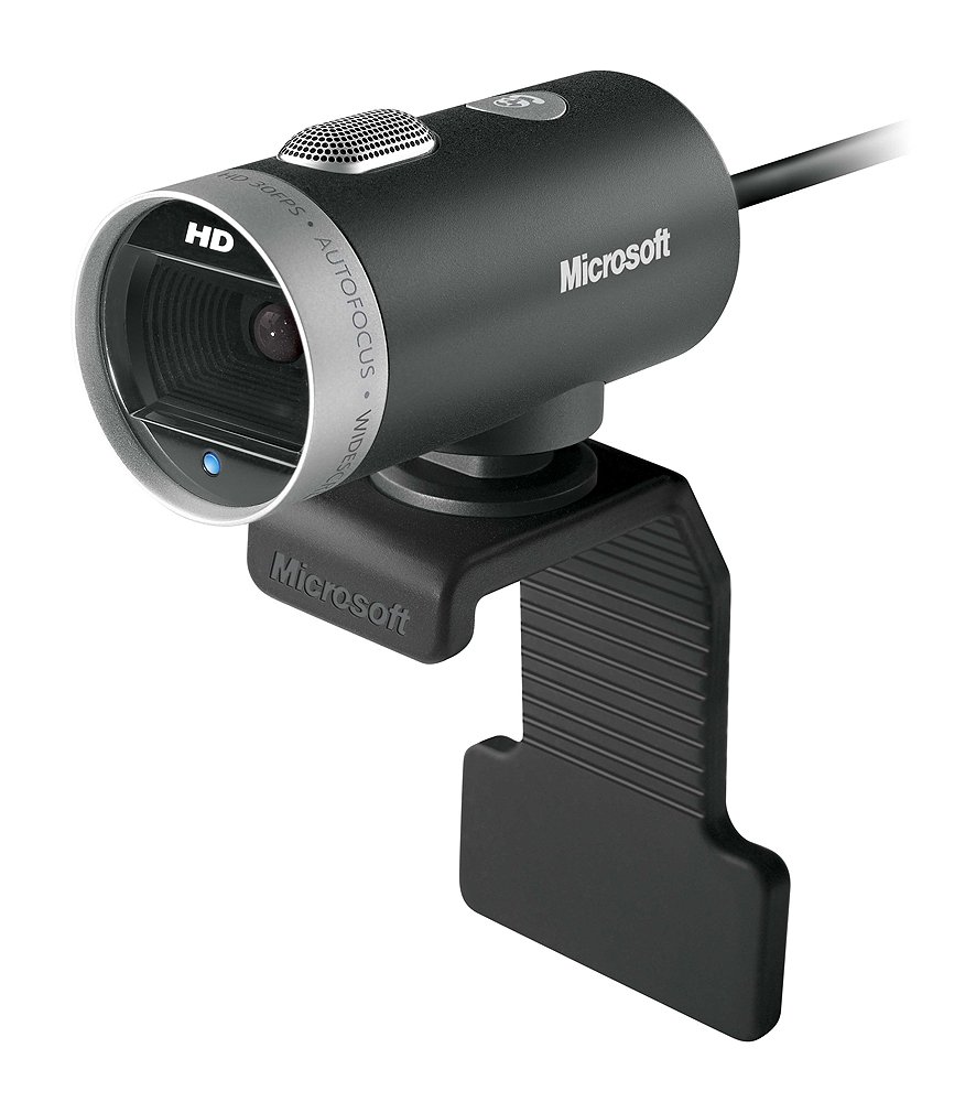 H5D-00015 webcam lifecam cinema, usb 2.0, 1280*720, 5mpix foto, автофокус, mic, black/silver retail Microsoft Santreyd  - Вид №3