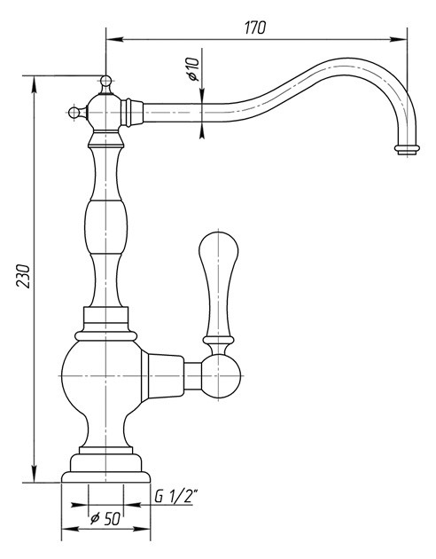 18309 Кран Migliore Cucina - Вид №1
